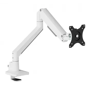 Braccio monitor Neomounts DS70-250WH1 17-35 pollici - a gas - morsetto/passacavo da scrivania - stop a 180°