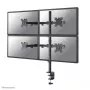 Braccio monitor Neomounts FPMA-D550D4 nero 13-32 pollici, morsetto/passacavo da scrivania, 6 kg, 33 cm (13 pollici), 81,3 cm (32 pollici), 100 x 100 mm, nero