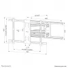 Supporto TV da parete Neomounts WL40S-850BL18 43-86 pollici - completamente orientabile - installazione rapida