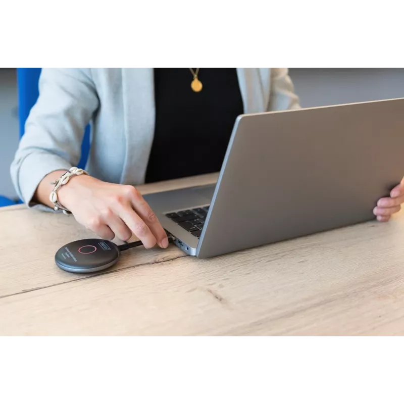 Sistema di collaborazione wireless Digitus Click & Present Pro desktop nero grigio 3840x2160