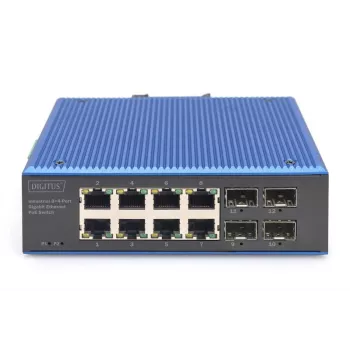 Switch unmanaged DIGITUS DN-651153 8 porte Gigabit Ethernet PoE