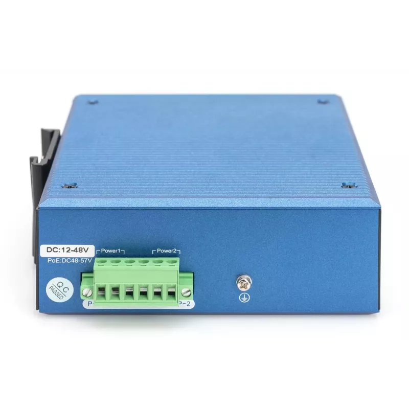 DIGITUS Switch Gigabit Ethernet L2 managed industriale 8+2 porte 8x GE RJ45 + 2 porte SFP