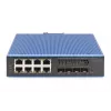 DIGITUS Switch Gigabit Ethernet L3 managed industriale 8+4 porte SFP+ 8xGE RJ45 + 4 porte SFP+