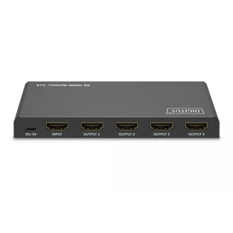 DIGITUS Splitter HDMI 1x4. 4K/60Hz HDCP 2.3. Controllo EDID