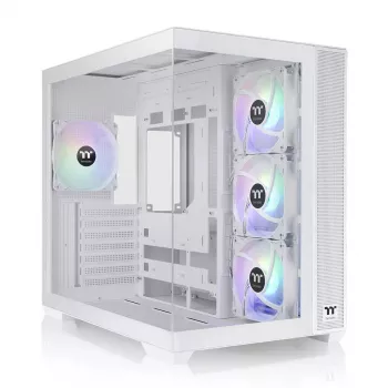 Case PC Thermaltake View 380 TG ARGB Snow Midi-Tower Bianco