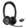 Cuffia Yealink WH64 Hybrid Dual UC wireless archetto ufficio/call center Micro-USB Bluetooth Nero