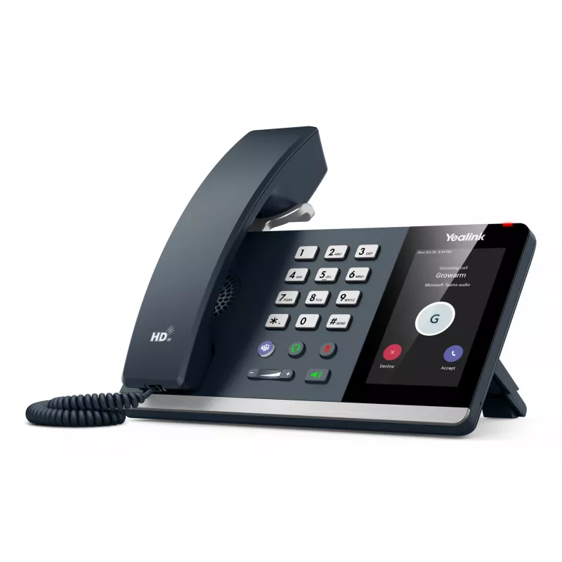 Yealink MP54 E2 Teams, telefono IP, Grigio, cornetta con filo, LCD, 10,2 cm (4