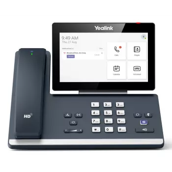 Yealink MP58-WH E2 Teams, telefono IP, Grigio, cornetta con filo, LCD, 17,8 cm (7