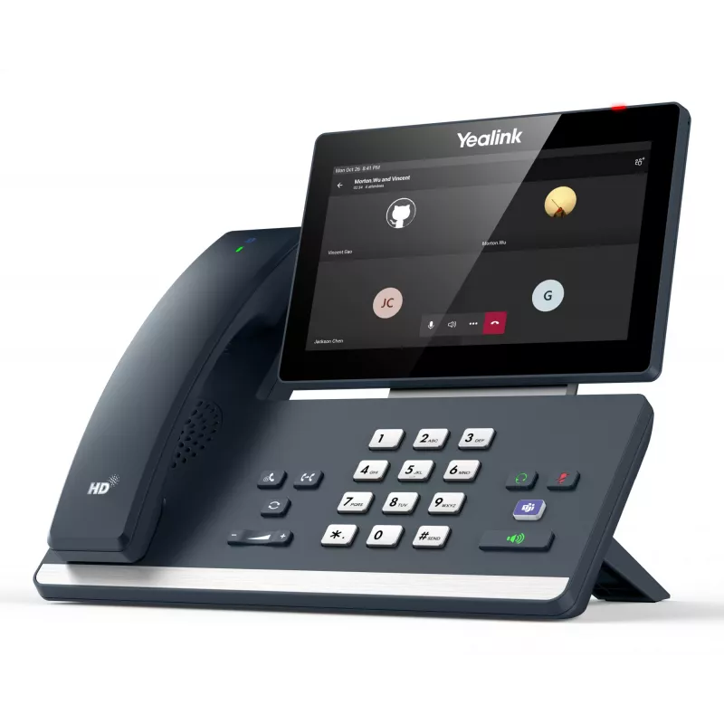 Yealink MP58-WH E2 Teams, telefono IP, Grigio, cornetta con filo, LCD, 17,8 cm (7