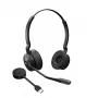 Jabra Engage 55 Stereo cuffie con microfono DECT wireless, on-ear, USB-A, ottimizzate per Microsoft Teams, nero/titanio