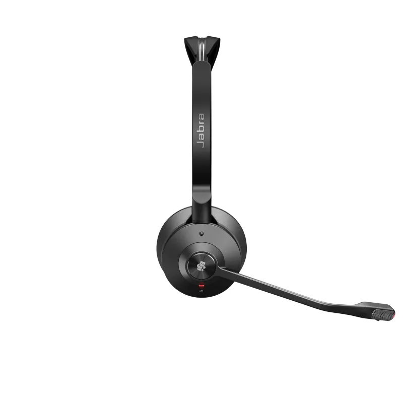 Jabra Engage 55 Stereo cuffie con microfono DECT wireless, on-ear, USB-A, ottimizzate per Microsoft Teams, nero/titanio