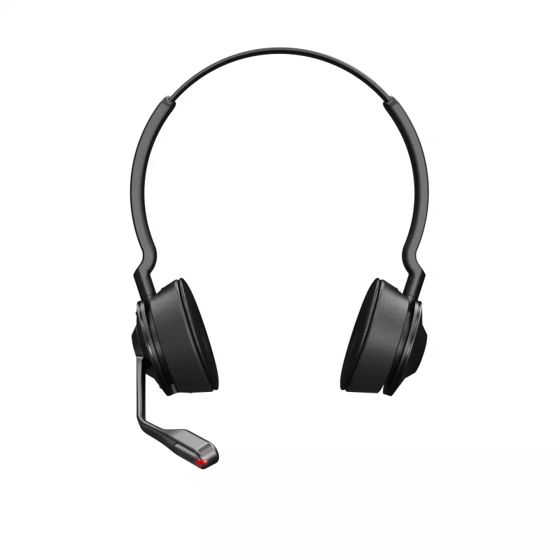 Jabra Engage 55 Stereo cuffie con microfono DECT wireless, on-ear, USB-A, ottimizzate per Microsoft Teams, nero/titanio