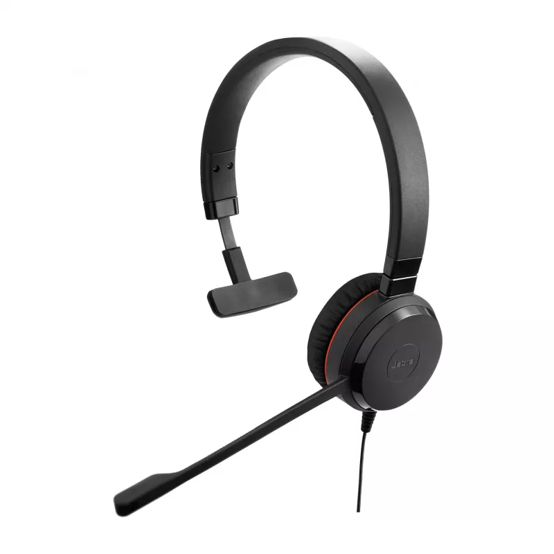 Jabra Evolve 20SE UC mono, cablato, ufficio/call center, 150 - 7000 Hz, 142 g, cuffia, nero