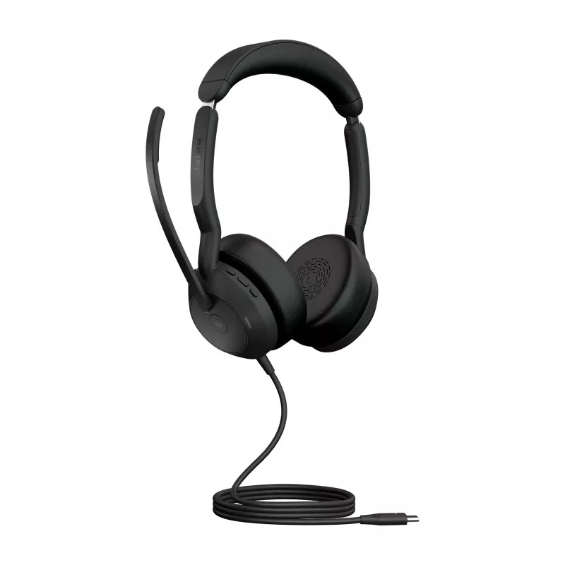 Jabra Evolve2 50 - USB-C MS stereo, cablato, 20 - 20000 Hz, ufficio/call center, 127 g, cuffia, nero