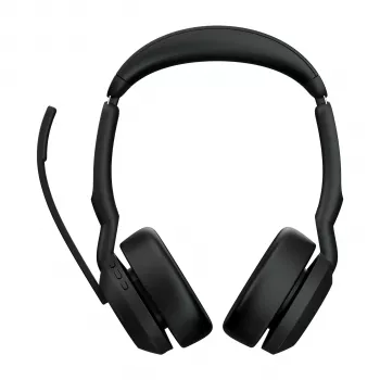Jabra Evolve2 55 - Link380c UC stereo, wireless, ufficio/call center, 20 - 20000 Hz, 130 g, cuffia, nero