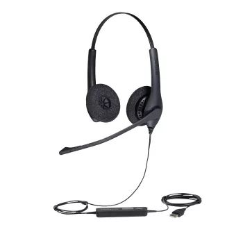 Jabra BIZ 1500 duo USB, cablato, 20 - 6800 Hz, ufficio/call center, 116 g, cuffia, nero