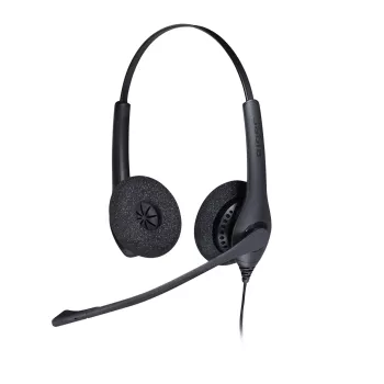 Jabra BIZ 1500 duo USB, cablato, 20 - 6800 Hz, ufficio/call center, 116 g, cuffia, nero