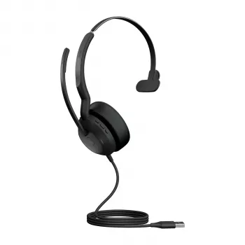 Jabra Evolve2 50 - USB-A MS Mono, con filo, 20 - 20000 Hz, ufficio/call center, 127 g, cuffie, nero