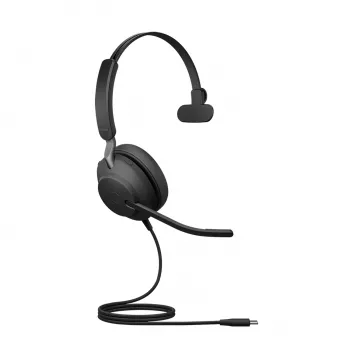 Jabra Evolve2 40 SE USB-C, UC Mono (incl. cavo di prolunga)