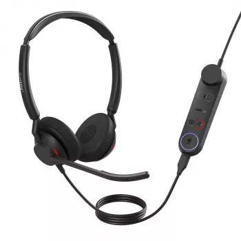 Jabra Engage 50 II - (50 II Link) USB-A MS Stereo, con filo, ufficio/call center, 65 g, cuffie, nero