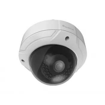 LevelOne GEMINI telecamera IP dome varifocale, 4 megapixel, interno/esterno, 802.3af PoE, LED IR, audio bidirezionale