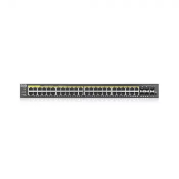 Switch di rete Zyxel GS2220-50HP-EU0101F managed L2 Gigabit Ethernet (10/100/1000) Power over Ethernet (PoE) nero