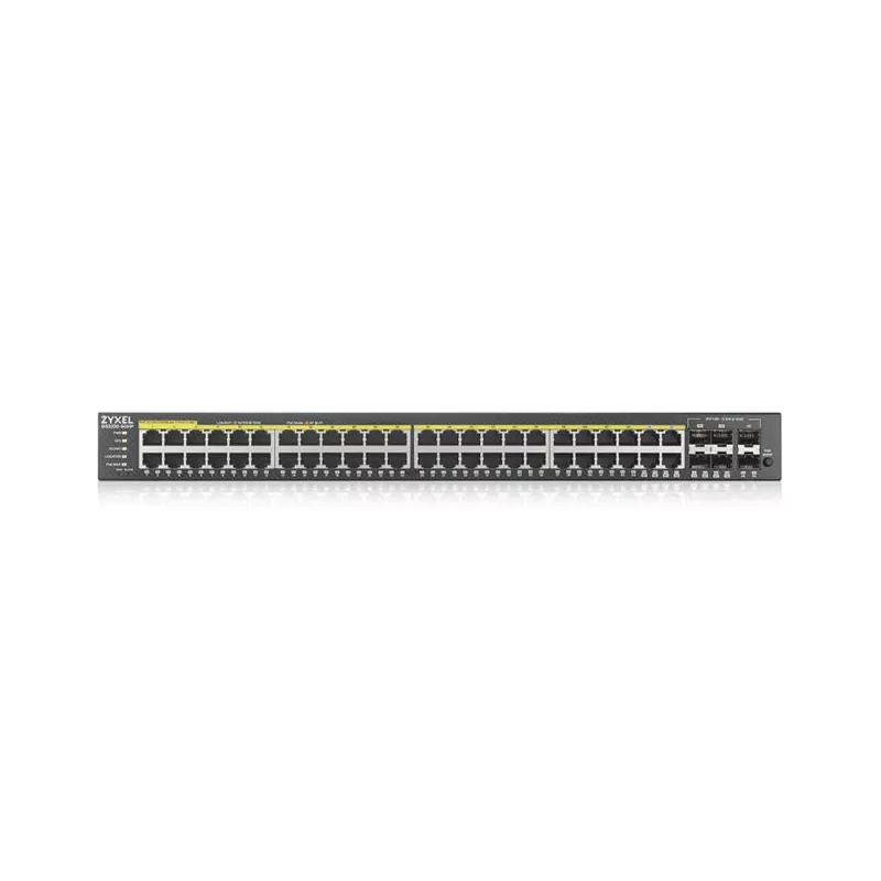 Switch di rete Zyxel GS2220-50HP-EU0101F managed L2 Gigabit Ethernet (10/100/1000) Power over Ethernet (PoE) nero