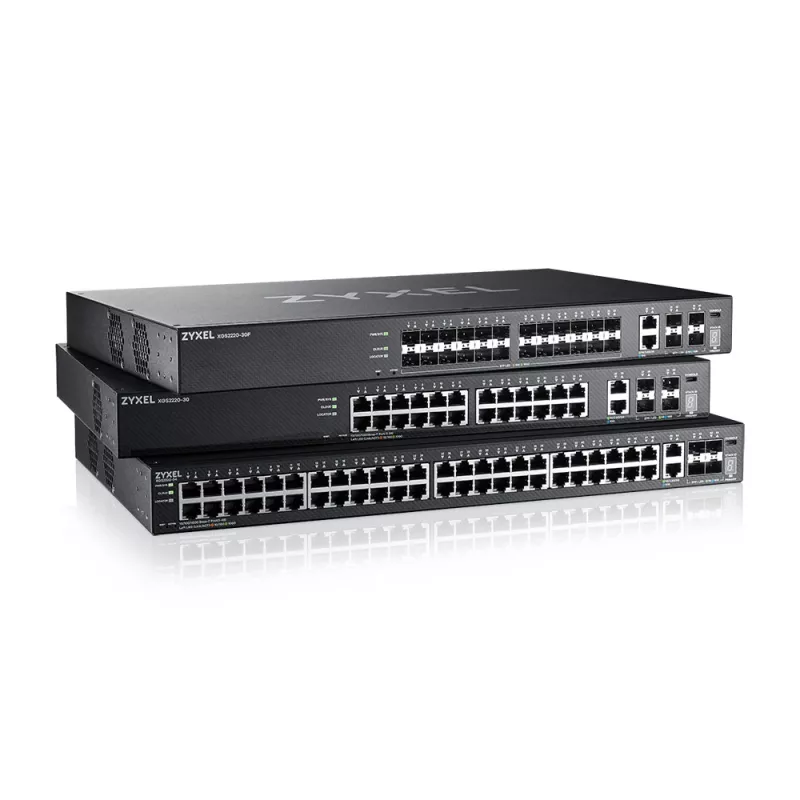 Switch managed Zyxel XGS2220-30F L3 24 SFP 4 SFP+ 168 Gbit/s