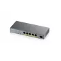 Switch di rete Zyxel GS1350-6HP-EU0101F managed L2 Gigabit Ethernet (10/100/1000) Power over Ethernet (PoE) grigio