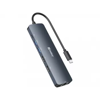 Dock display USB-C 8K Sandberg USB 3.2 Gen 1 Type-C 100W Power Delivery