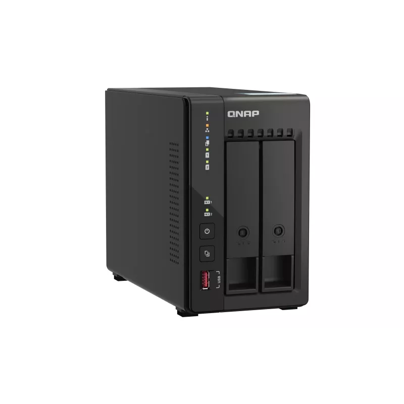 QNAP TS-253E NAS tower Intel® Celeron® J6412 8 GB 0 TB QNAP QTS nero
