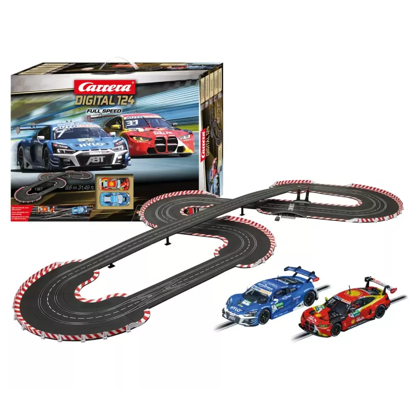 Set auto da corsa e pista CARRERA Carrera Full Speed Multicolour