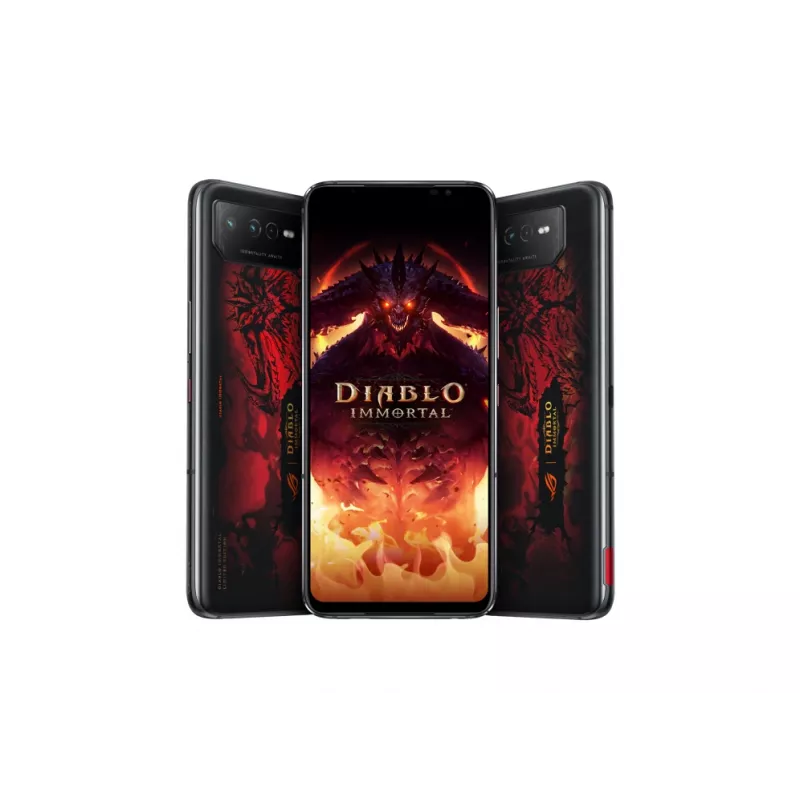 ASUS ROG Phone 6 Diablo Immortal Edition 17,2 cm (6,78 inch) Dual SIM Android 12 5G USB Type-C 16 GB 512 GB 6000 mAh nero, rosso