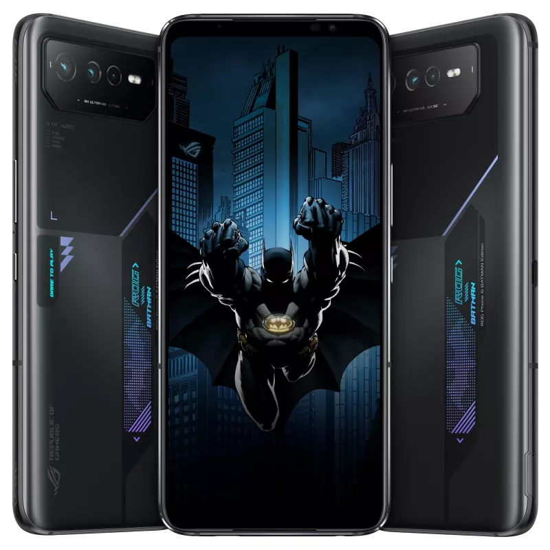 ASUS ROG Phone 6D Batman Edition, 12 GB/256 GB, 6,78 pollici, Night Black