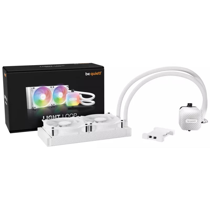 be quiet! LIGHT LOOP 240mm White dissipatore liquido all-in-one per processore 12 cm 1 pz.
