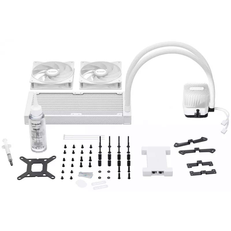 be quiet! LIGHT LOOP 240mm White dissipatore liquido all-in-one per processore 12 cm 1 pz.