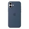 APPLE custodia in silicone Apple con MagSafe iPhone 16 Plus denim