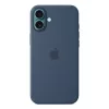 APPLE custodia in silicone Apple con MagSafe iPhone 16 Plus denim