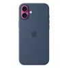 APPLE custodia in silicone Apple con MagSafe iPhone 16 Plus denim