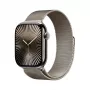 APPLE Watch Series 10 GPS + Cellular 46mm cassa in titanio naturale con cinturino Milanese naturale - S/M