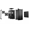 be quiet! PURE BASE 501 Airflow Window BGW74 case PC Midi Tower, ATX, finestra in vetro temperato, 2 ventole PWM da 140 mm, radiatore fino a 360 mm, 2x 3,5″ + 5x 2,5″, 2x USB 3.0, USB 3.2 Gen 2 Type-C, nero