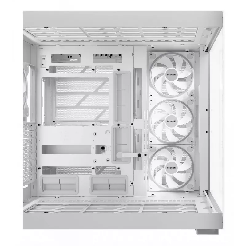 Case PC be quiet! LIGHT BASE 900 DX bianco Full Tower — supporto ATX/EATX, pannello laterale in vetro, Multi-RGB, GPU max 495 mm, altezza dissipatore CPU 190 mm