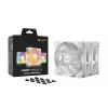 be quiet! LIGHT WINGS LX 120mm PWM confezione da 3 bianco ventole per case PC 12 cm 3 pezzi