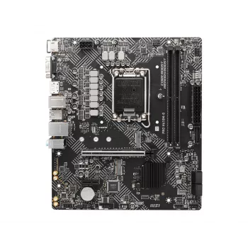 Scheda madre MSI PRO H610M-G — Intel H610, LGA 1700, micro ATX, DDR5, 2 DIMM, fino a 96 GB, M.2, SATA III, HDMI 2.1, DisplayPort 1.4