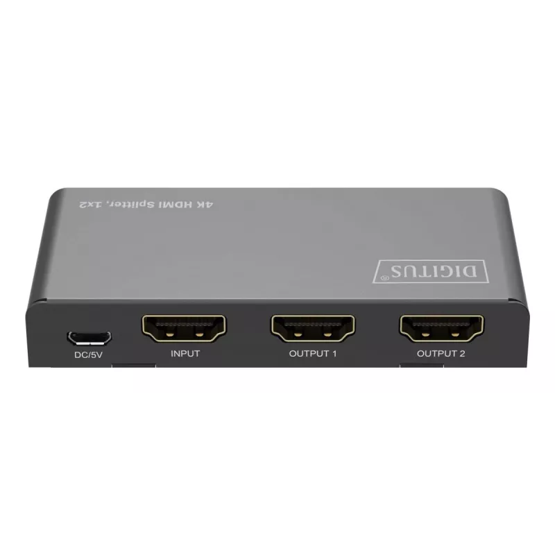 DIGITUS splitter HDMI 1x2 4K/60Hz HDCP 2.2 controllo EDID