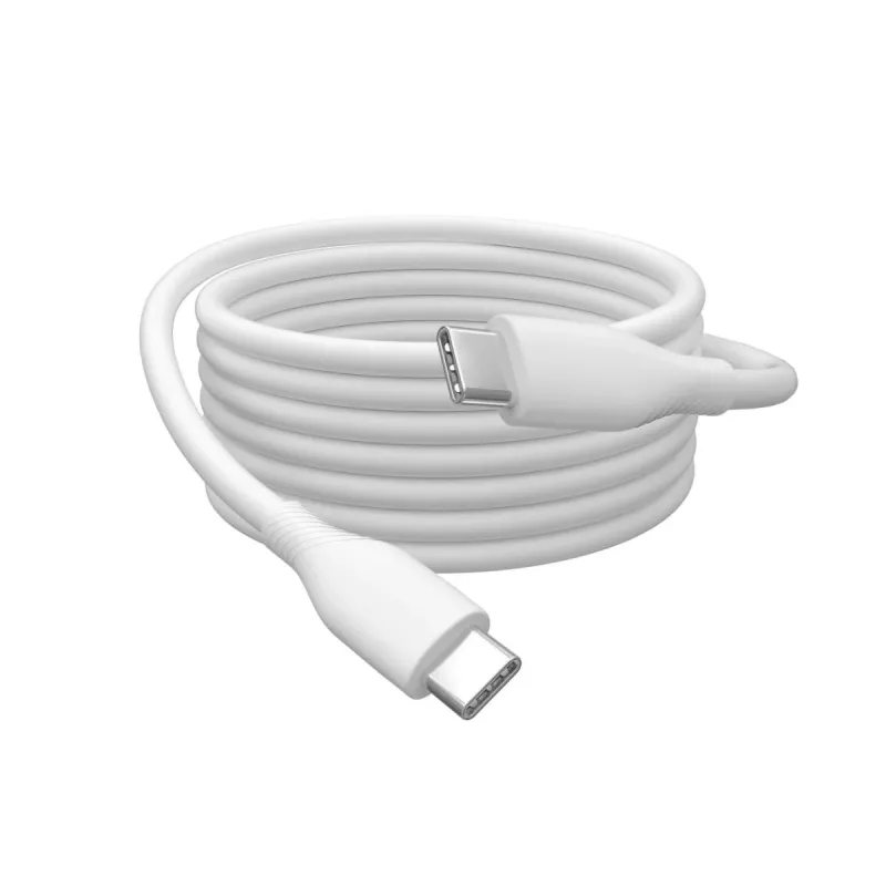 DIGITUS cavo di ricarica in silicone USB-C - USB-C USB 2.0 60W - 2m bianco