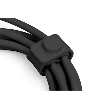 DIGITUS cavo di collegamento in silicone USB-C - USB-C USB 3.2 Gen2 10G 4K 100W - 50cm nero