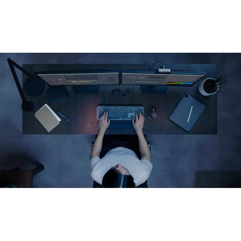 LOGITECH Mx Keys S Combo - grafite - Qwertz Deu