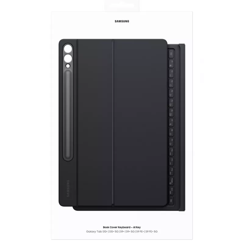Samsung EF-DX825 QWERTZ tedesca Pogo Pin nero