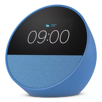 Smart display con altoparlante Amazon Echo Spot – 2,83 pollici (7,19 cm) 320×240, CPU MediaTek, Wi‑Fi a/b/g/n/ac, altoparlante 2,1W, blu